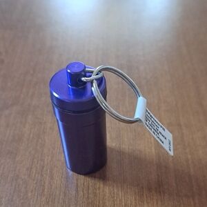 Purple Keychain Pill Holder/BUNDLE ONLY
